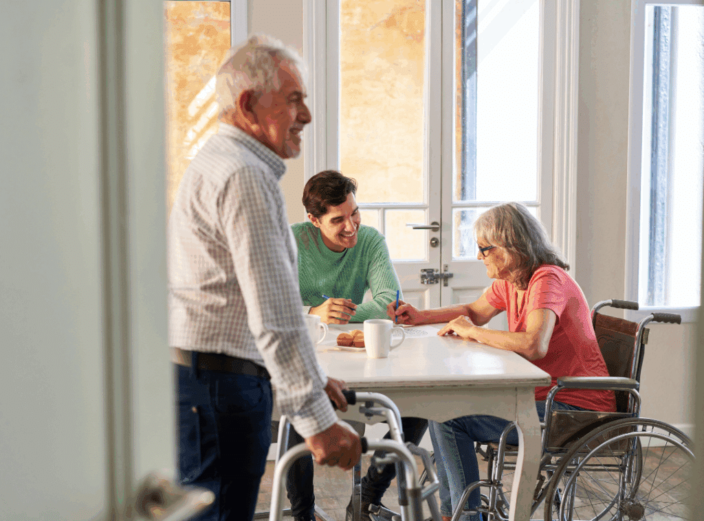 who typically lives in assisted living